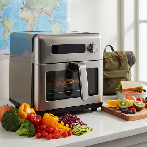 Air Fryer Oven: Solusi Multifungsi untuk Gaya Hidup Minimalis dan Makanan Sehat Saat Traveling